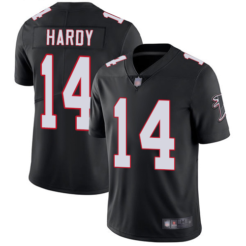 Atlanta Falcons Limited Black Men Justin Hardy Alternate Jersey NFL Football #14 Vapor Untouchable